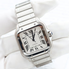 Charger l'image dans la galerie, Cartier Santos ref. WSSA0029 - White Dial - Full Set