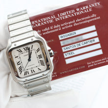 Charger l'image dans la galerie, Cartier Santos ref. WSSA0029 - White Dial - Full Set