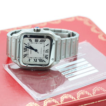 Charger l'image dans la galerie, Cartier Santos ref. WSSA0029 - White Dial - Full Set