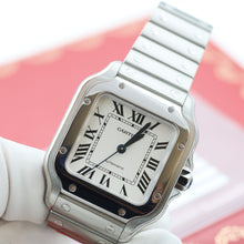 Charger l'image dans la galerie, Cartier Santos ref. WSSA0029 - White Dial - Full Set