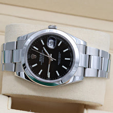 Load image into Gallery viewer, Rolex Datejust ref. 126300 Black Dial Oyster bracelet - Full Set