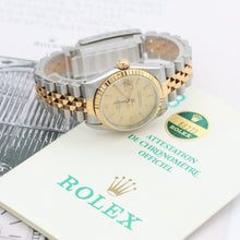 Załaduj obraz do przeglądarki galerii, Rolex Datejust 31 Mid-Size ref. 68273 - Champagne Dial - Full Set