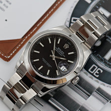 Load image into Gallery viewer, Rolex Datejust ref. 126300 Black Dial Oyster bracelet - Full Set