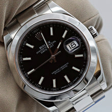 Load image into Gallery viewer, Rolex Datejust ref. 126300 Black Dial Oyster bracelet - Full Set