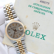 Charger l'image dans la galerie, Rolex Datejust 31 Mid-Size ref. 68273 - Grey Millennary Dial - Full Set