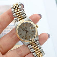 Charger l'image dans la galerie, Rolex Datejust 31 Mid-Size ref. 68273 - Grey Millennary Dial - Full Set