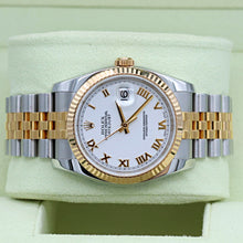 Indlæs billede til gallerivisning Rolex Datejust ref. 116233 White Roman Dial - Jubilee Bracelet - Full Set