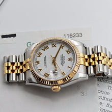 Indlæs billede til gallerivisning Rolex Datejust ref. 116233 White Roman Dial - Jubilee Bracelet - Full Set