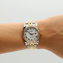 Indlæs billede til gallerivisning Rolex Datejust ref. 116233 White Roman Dial - Jubilee Bracelet - Full Set
