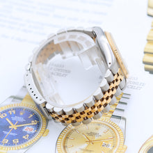 Bild in Galerie-Viewer laden, Rolex Datejust 31 mittelgroße Ref. 68273 - Silber -Zifferblatt mit goldenen Indizes - Vollständiger Satz