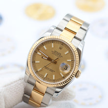 Bild in Galerie-Viewer laden, Rolex Datejust Ref. 116233 Champagner -Zifferblatt - Austernarmband - Voller Set