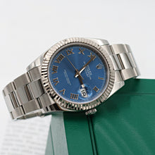 Charger l'image dans la galerie, Rolex Datejust ref. 126334 Blue Roman Dial Oyster bracelet - Full Set