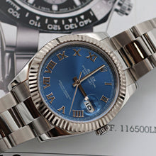 Charger l'image dans la galerie, Rolex Datejust ref. 126334 Blue Roman Dial Oyster bracelet - Full Set