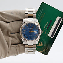 Charger l'image dans la galerie, Rolex Datejust ref. 126334 Blue Roman Dial Oyster bracelet - Full Set