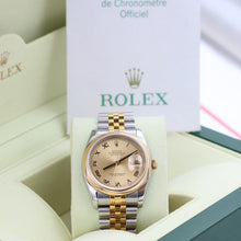 Charger l'image dans la galerie, Rolex Datejust ref. 116203 Champagne Roman Dial Jubilee Bracelet - Full Set