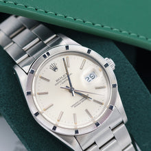 Załaduj obraz do przeglądarki galerii, Rolex Date ref. 15010 - Silver Dial Oyster Bracelet