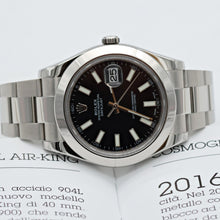 Load image into Gallery viewer, Rolex Datejust 41 ref. 116300 Black Dial - Oyster Bracelet - Full Set