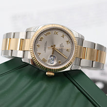 Bild in Galerie-Viewer laden, Rolex Datejust ref. 116233 Grey Roman Dial - Oyster Bracelet - Full Set