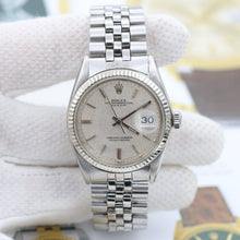 Załaduj obraz do przeglądarki galerii, ON SALE: Rolex Datejust 36 ref. 1601 - Linen Dial (V III) - Jubilee