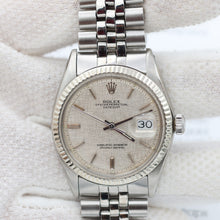 Załaduj obraz do przeglądarki galerii, ON SALE: Rolex Datejust 36 ref. 1601 - Linen Dial (V III) - Jubilee