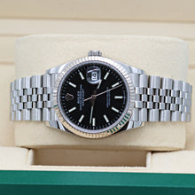 Charger l'image dans la galerie, Rolex Datejust ref. 126234 Black Dial Jubilee bracelet - Full Set