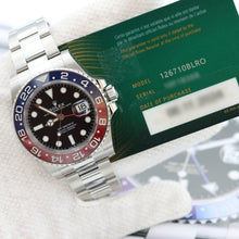 Załaduj obraz do przeglądarki galerii, Rolex GMT Master ref. 126710BLRO - Oyster Bracelet - Full Set
