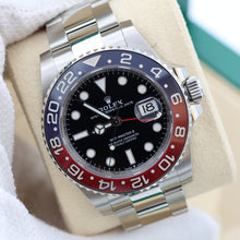 Załaduj obraz do przeglądarki galerii, Rolex GMT Master ref. 126710BLRO - Oyster Bracelet - Full Set