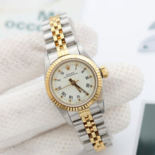 Load image into Gallery viewer, Rolex Oyster perpetual ref. 67193 White Roman dial Jubilee bracelet
