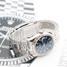 Carica l'immagine nel visualizzatore di Gallery, Rolex Datejust ref. 126234 Blue Dial Oyster bracelet - Full Set