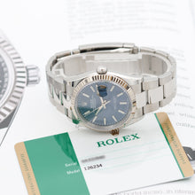 Carica l'immagine nel visualizzatore di Gallery, Rolex Datejust ref. 126234 Blue Dial Oyster bracelet - Full Set