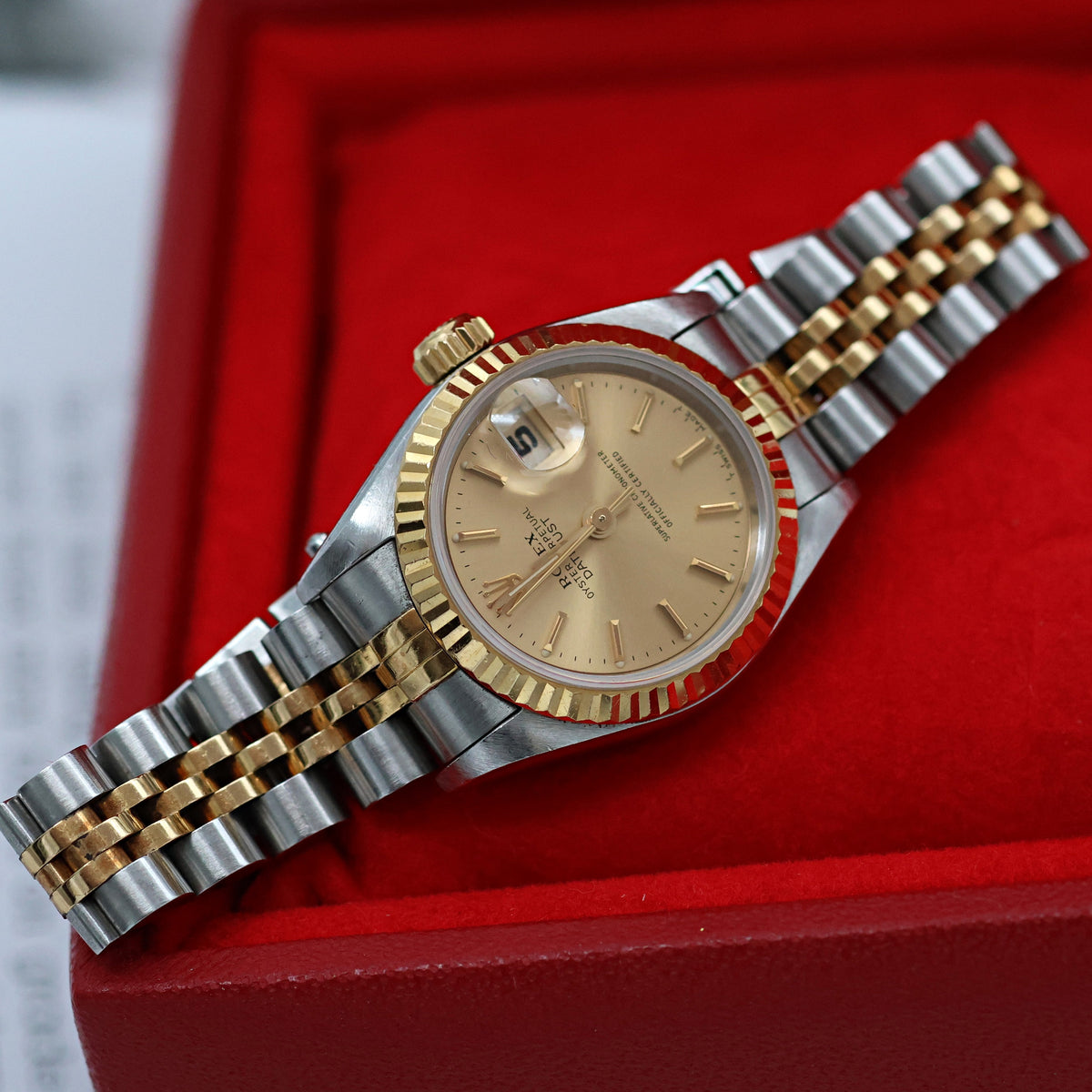 Buy Online Watch Rolex Datejust Lady ref. 69173 with Champagne