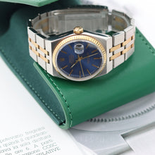 Załaduj obraz do przeglądarki galerii, Rolex Datejust Oyster-Quartz ref. 17013 Blue Dial