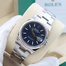 Carica l'immagine nel visualizzatore di Gallery, Rolex Datejust ref. 126234 Blue Dial Oyster bracelet - Full Set