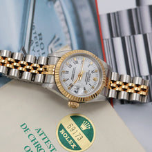 Load image into Gallery viewer, Rolex Datejust Lady ref. 69173 Steel/Gold - White Roman Dial - Full Set