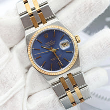 Załaduj obraz do przeglądarki galerii, Rolex Datejust Oyster-Quartz ref. 17013 Blue Dial