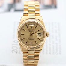 Load image into Gallery viewer, Rolex Day-Date 36 ref. 18038 - Champagne dial