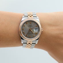 Charger l'image dans la galerie, Rolex Datejust 36 ref. 116231 Sundust Roman Dial - Jubilee - Full Set