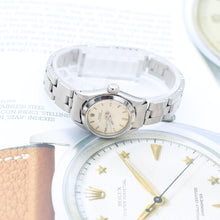 Charger l'image dans la galerie, Rolex Oyster Perpetual Lady ref. 6618 - SIlver Dial - Oyster Bracelet