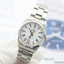 Bild in Galerie-Viewer laden, Rolex Air King Ref. 14000 - Weißes Römisch -Zifferblatt - Vollessatz