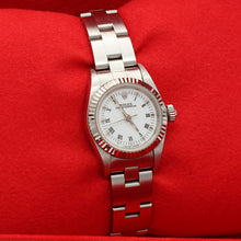 Load image into Gallery viewer, Rolex Oyster Perpetual lady ref. 67194 White Small Roman dial - Oyster bracelet