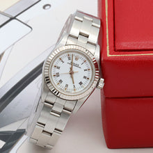 Load image into Gallery viewer, Rolex Oyster Perpetual lady ref. 67194 White Small Roman dial - Oyster bracelet