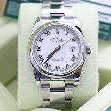 Załaduj obraz do przeglądarki galerii, Rolex Datejust ref. 116200 White Roman Dial - Oyster Bracelet - Full set