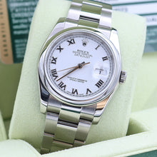 Załaduj obraz do przeglądarki galerii, Rolex Datejust ref. 116200 White Roman Dial - Oyster Bracelet - Full set