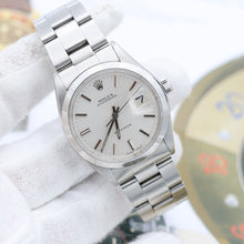Załaduj obraz do przeglądarki galerii, Rolex Precision Date ref. 6694 - Silver Dial - Oyster bracelet (III)