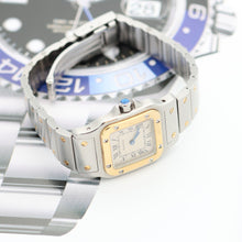 Załaduj obraz do przeglądarki galerii, Cartier Santos Galbée - Quartz - Ref. 1057930 - Full Set