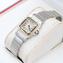 Załaduj obraz do przeglądarki galerii, Cartier Santos Galbée - Quartz - Ref. 1057930 - Full Set