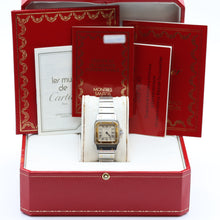 Załaduj obraz do przeglądarki galerii, Cartier Santos Galbée - Quartz - Ref. 1057930 - Full Set