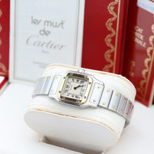 Załaduj obraz do przeglądarki galerii, Cartier Santos Galbée - Quartz - Ref. 1057930 - Full Set