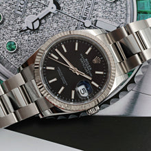 Load image into Gallery viewer, Rolex Datejust ref. 126234 Black Dial Oyster bracelet - Full Set