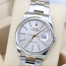 Załaduj obraz do przeglądarki galerii, Rolex Datejust 36 126200 Silver Dial Oyster bracelet